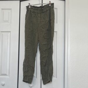 Womens Olive Green Cargo Pants